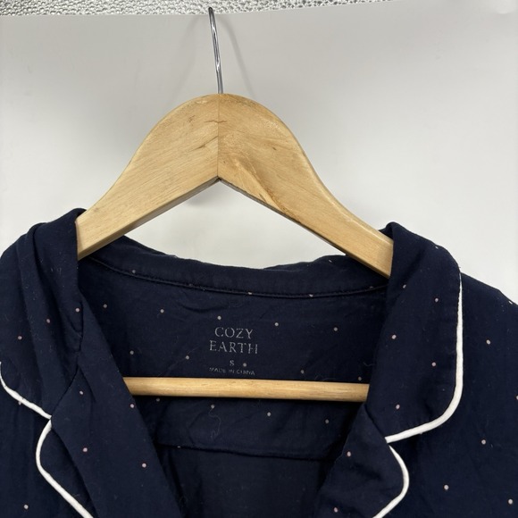 Cozy Earth Pajama Set Womens Small Bamboo Stretch Soft Lounge Minimalist Capsule - Picture 3 of 7